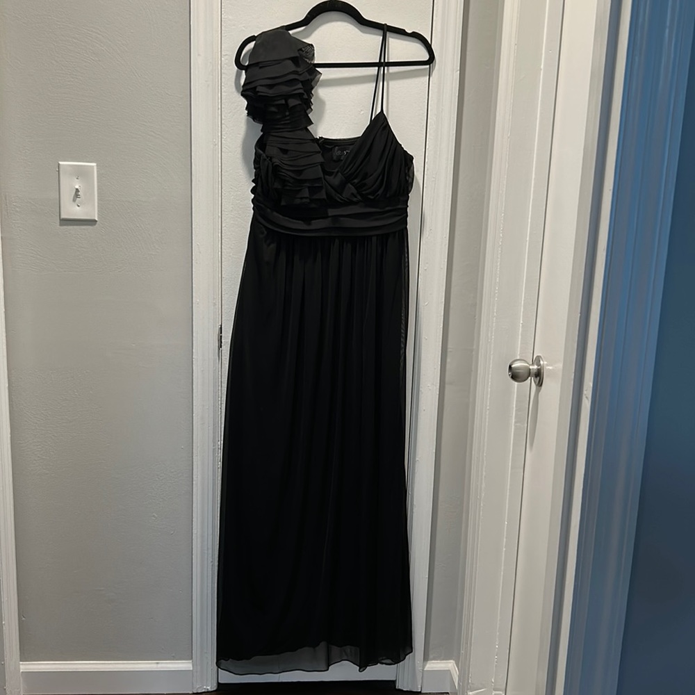 Black floor length gown
